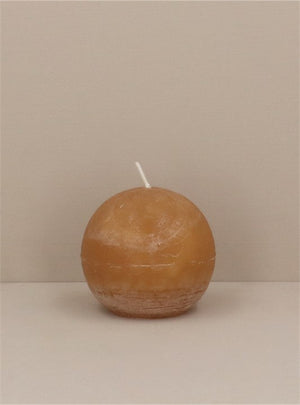 Light Amber Ball Candle