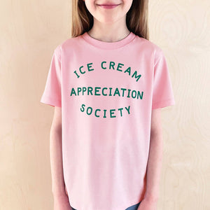 Ice Cream Appreciation Society - Kid's T-shirt - Strawberry 3-4 years