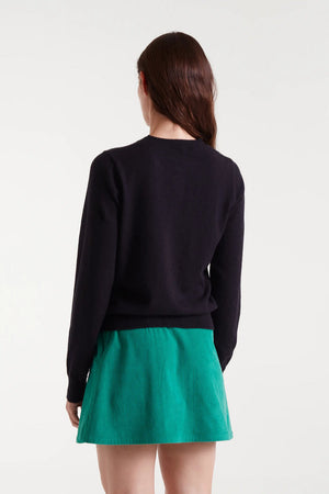 Jumper - Black With Hearts