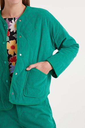 Cord Jacket - Green