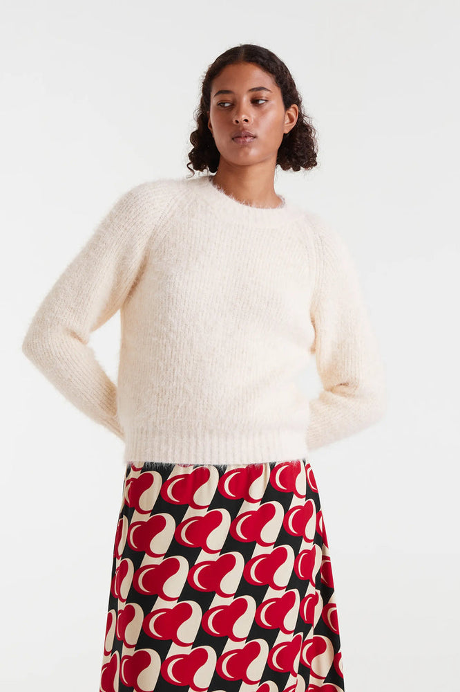 Jumper - Cream Round Neck