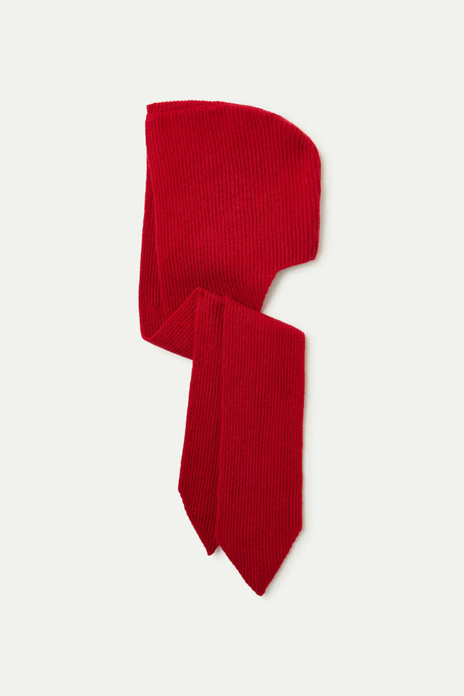 Beanie and Scarf - Red