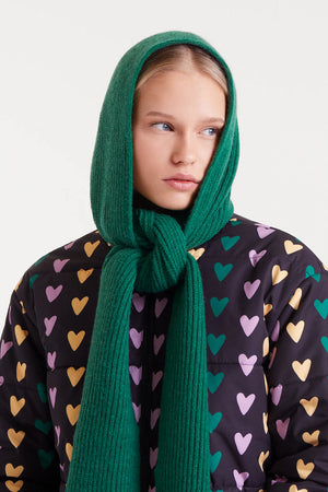 Beanie and Scarf - Green