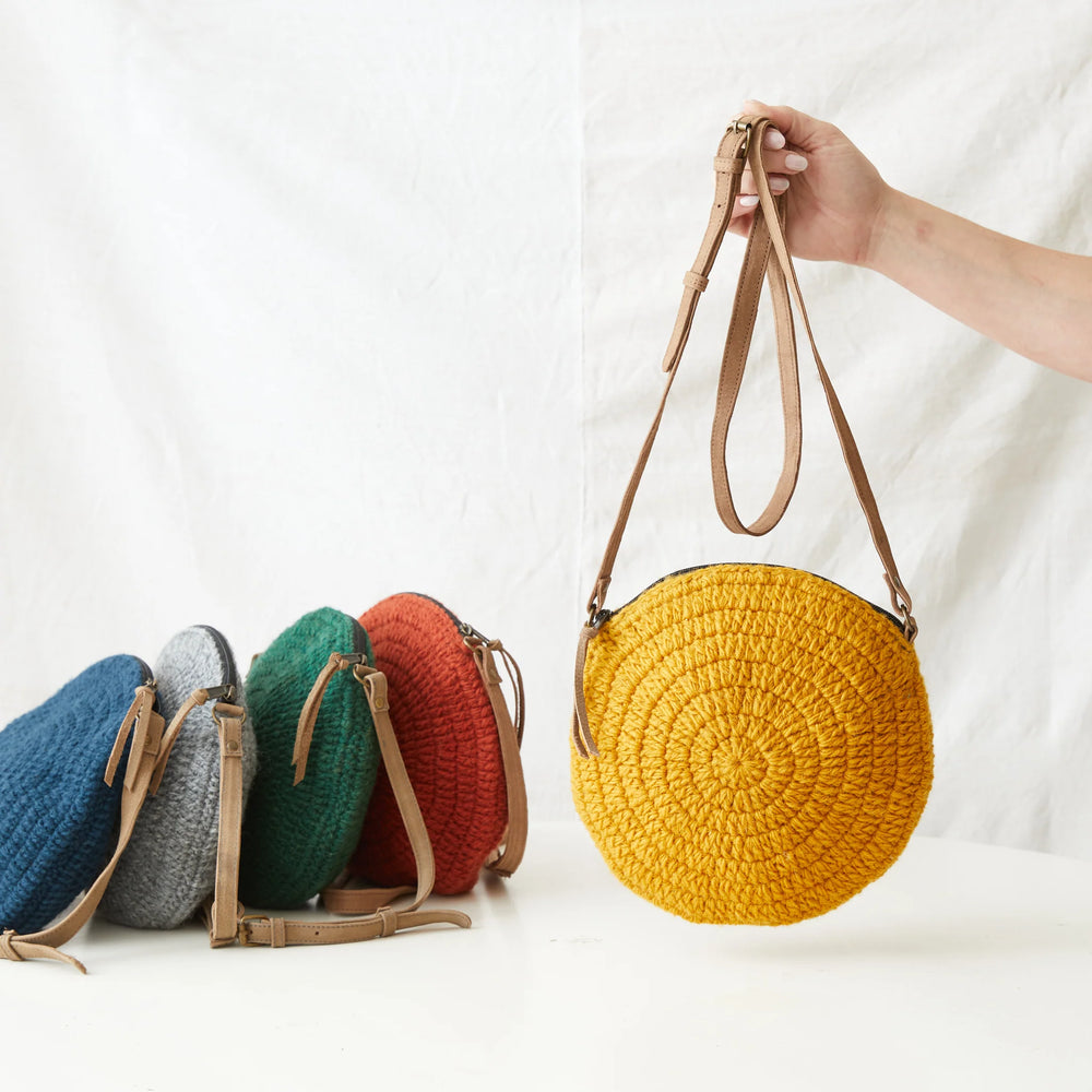 Kalpa Crochet Circle Cross Body Bag