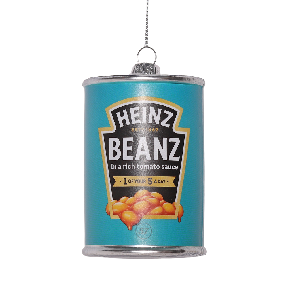 HEINZ Beanz Glass Decoration, 8cm