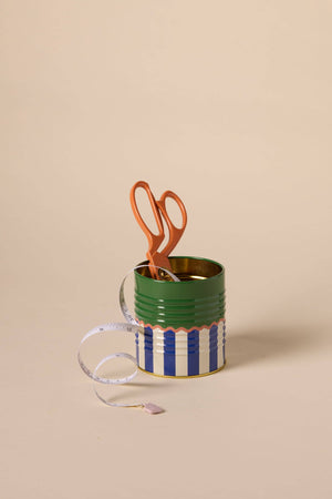 A Dopo Solid Striped Storage Tin