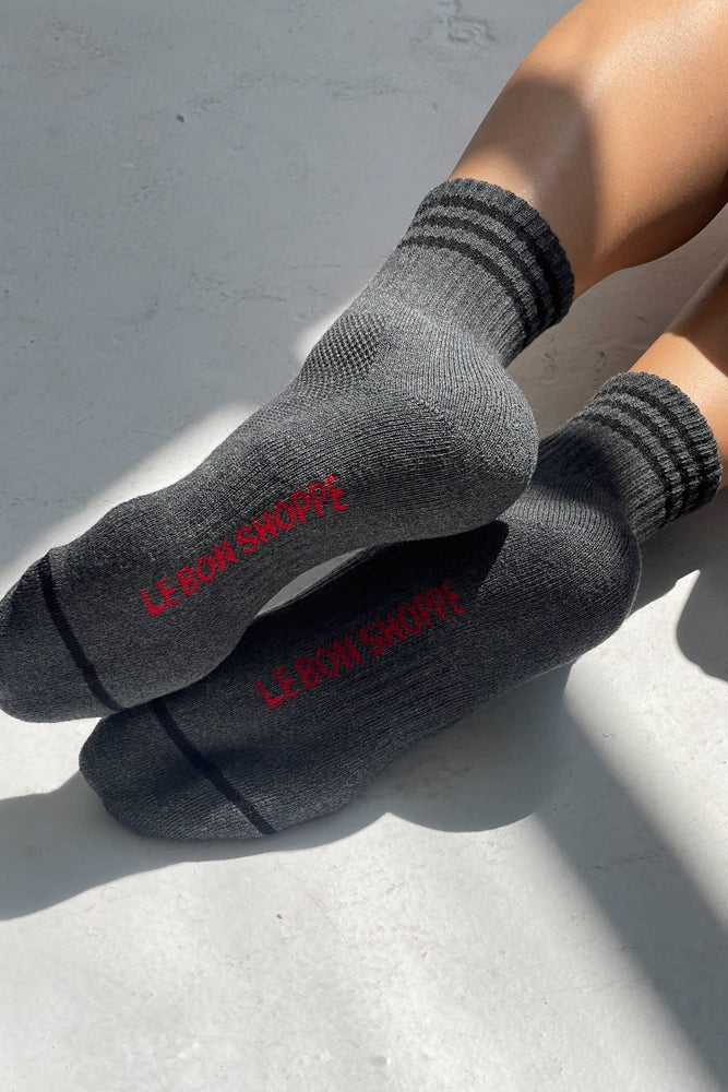 Girlfriend Socks: Hunter Green