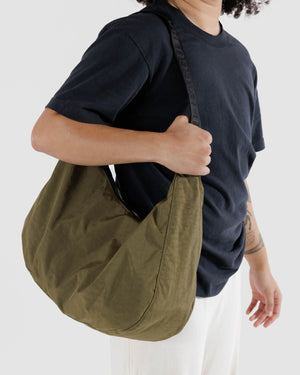 Baggu Large Nylon Crescent Bag - Seaweed