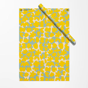 Wildflowers Gift Wrap Sheet - Yellow