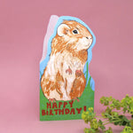Guinea Pig Birthday Card
