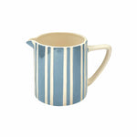 Frosted Blue Striped Jug - 1 Litre