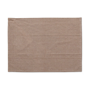 Brown Gingham 100% Cotton Tea Towel