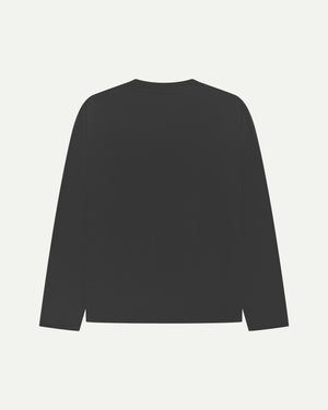 Men's Organic Long Sleeve T-Shirt - Faded Black (Copy)