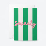 Age 70 Birthday Greetings Card