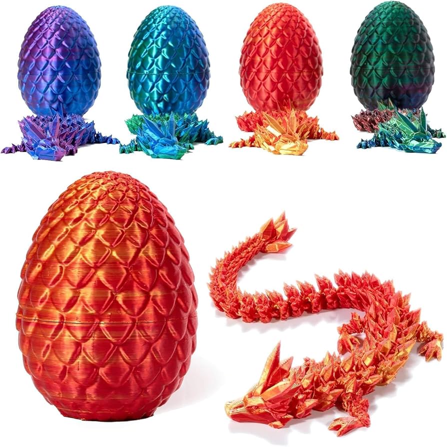 3D Printed Dragon Egg