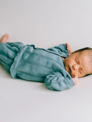 Jeans Blue Jacket and Leggings Baby 2 Piece Outfit 0 - 3 months Organic Cotton