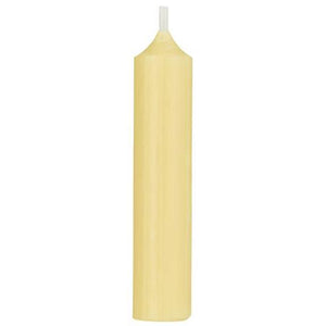 Short Dinner Candle - Yellow - Pack of 7