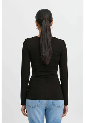 Zola Long Sleeve Top - Black