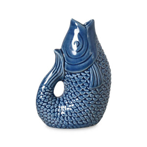 Ceramic Fish Vase - Blue