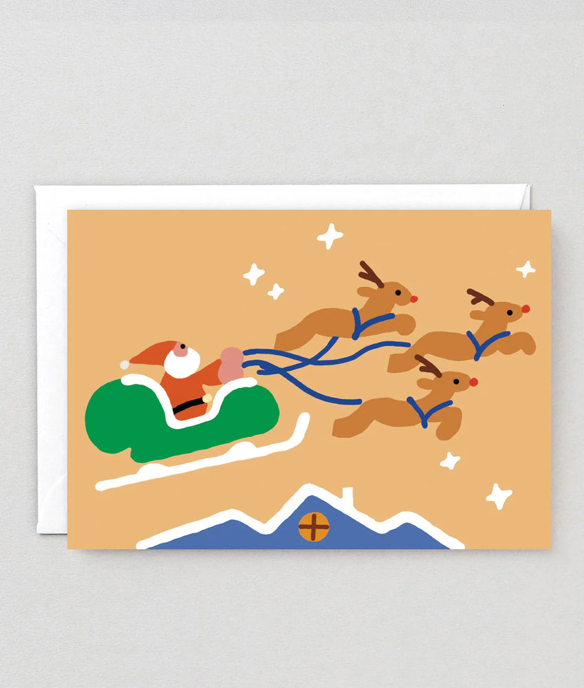 Sleigh Christmas Card