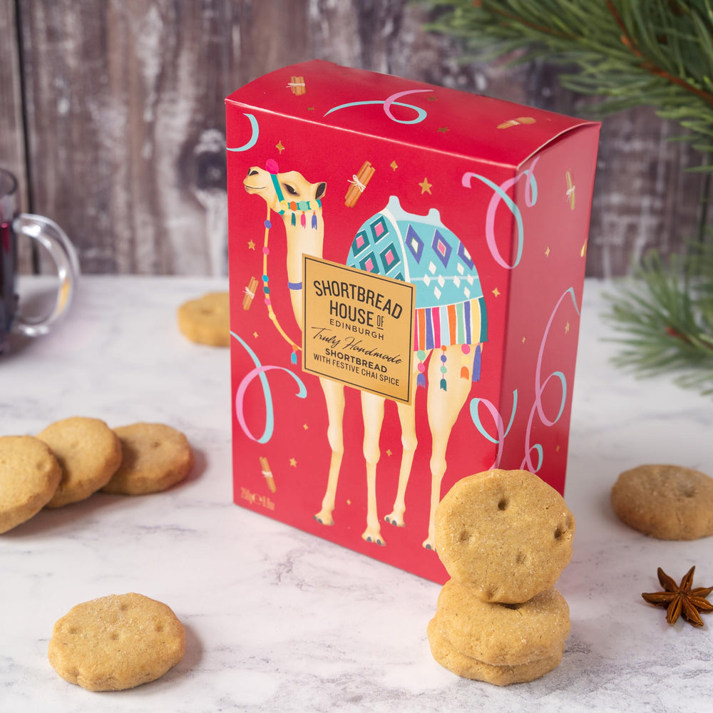 250g Christmas Shortbread Festive Chai Spice - Truly Handmade Biscuits