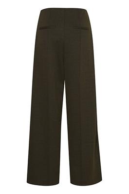 Kate Herringbone Jacquard Trousers - Black/Lizard