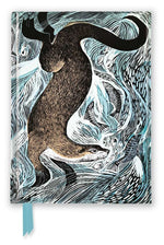 Angela Harding Fishing Otter Foiled Ruled Pocket Journal