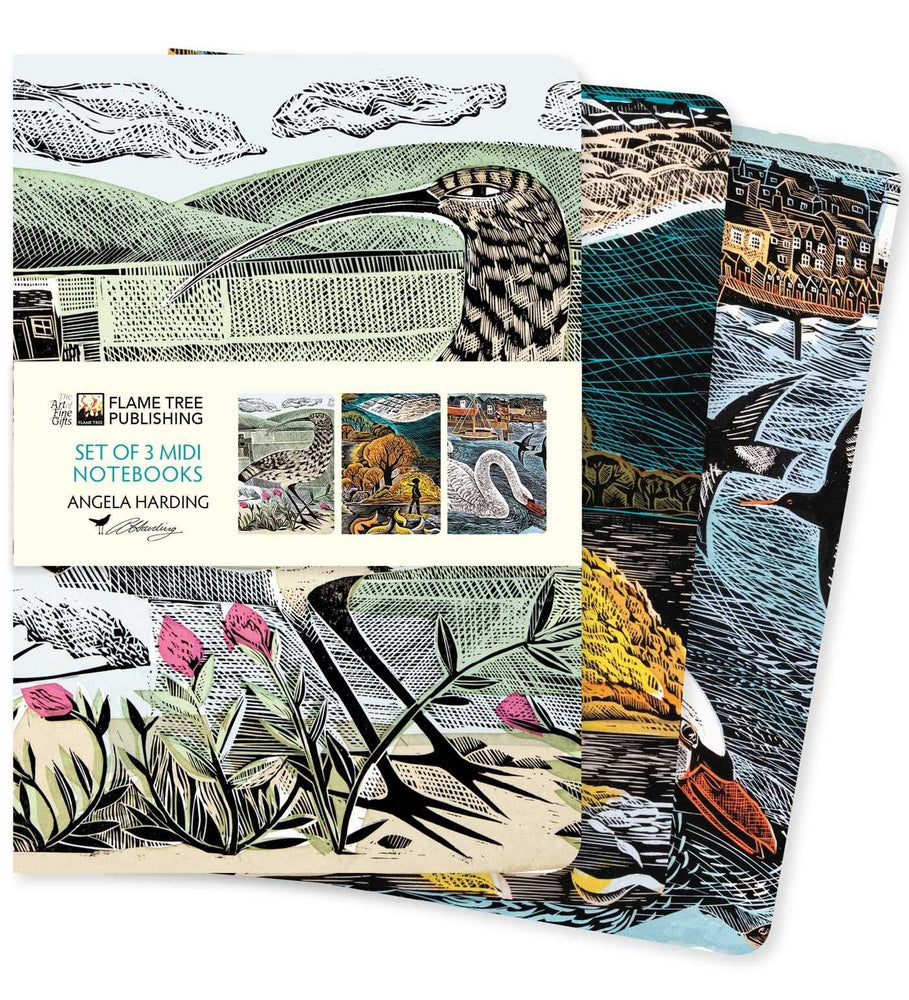 Angela Harding Wildlife Midi Notebook Collection - Set of 3