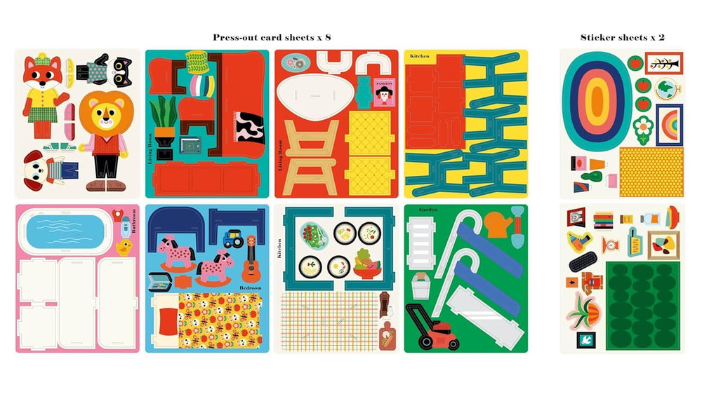 Fold Out and Play: Doll's House (Board Book)