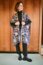 Susani Wool Throwover - Charcoal