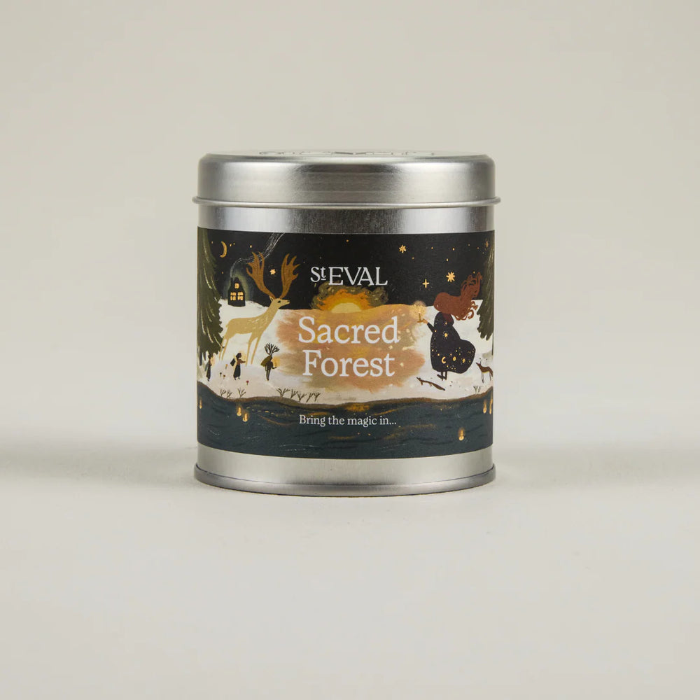 Sacred Forest Scented Christmas Tin Candle