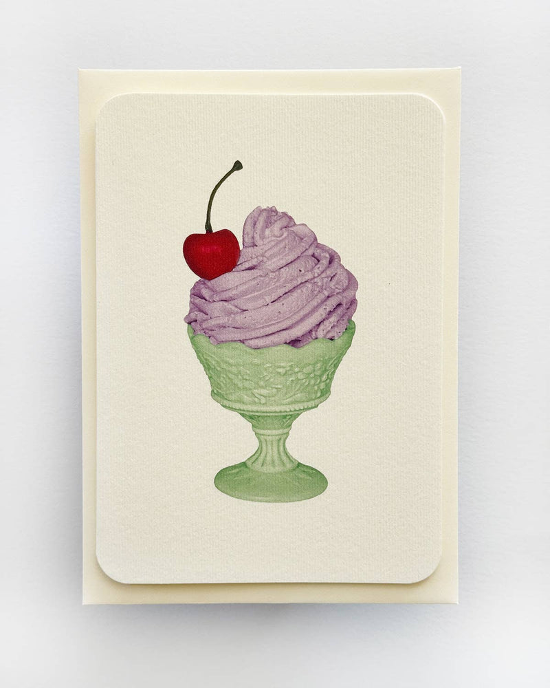 Lavender Chantilly Cream Greeting Card