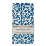 Very Slim List Book - Dappled Blue