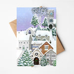 First Snow Christmas Card