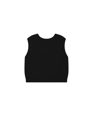 Santa V Neck Gilet - Chocolat