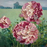 Peonies Greetings Card