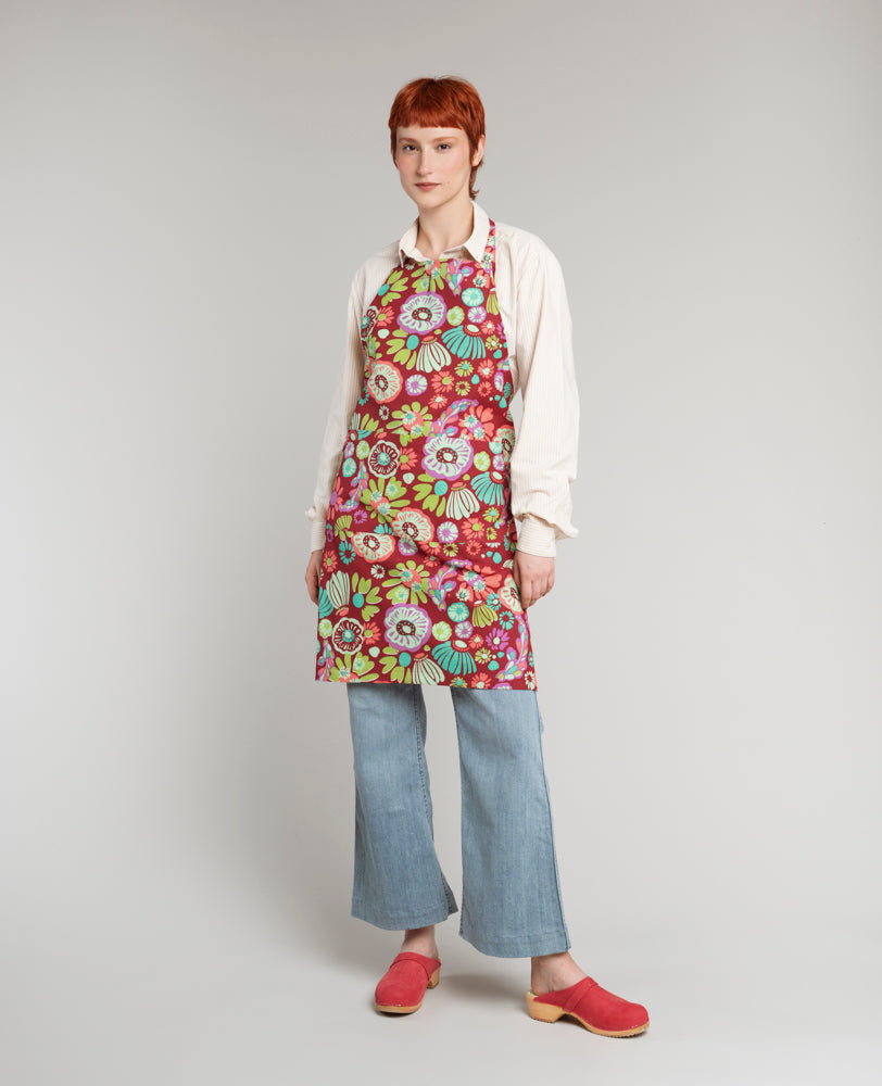 Apron - Molly Burgundy/Swainston Green