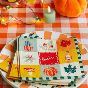 Autumn Hue Paper Napkins - Pack of 21