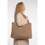 Akiko Teddy Tote Bag - Toffee