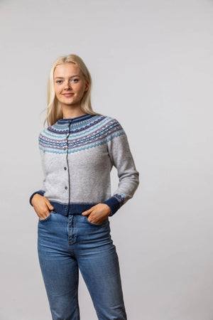 Alpine Short Cardigan - Arctic