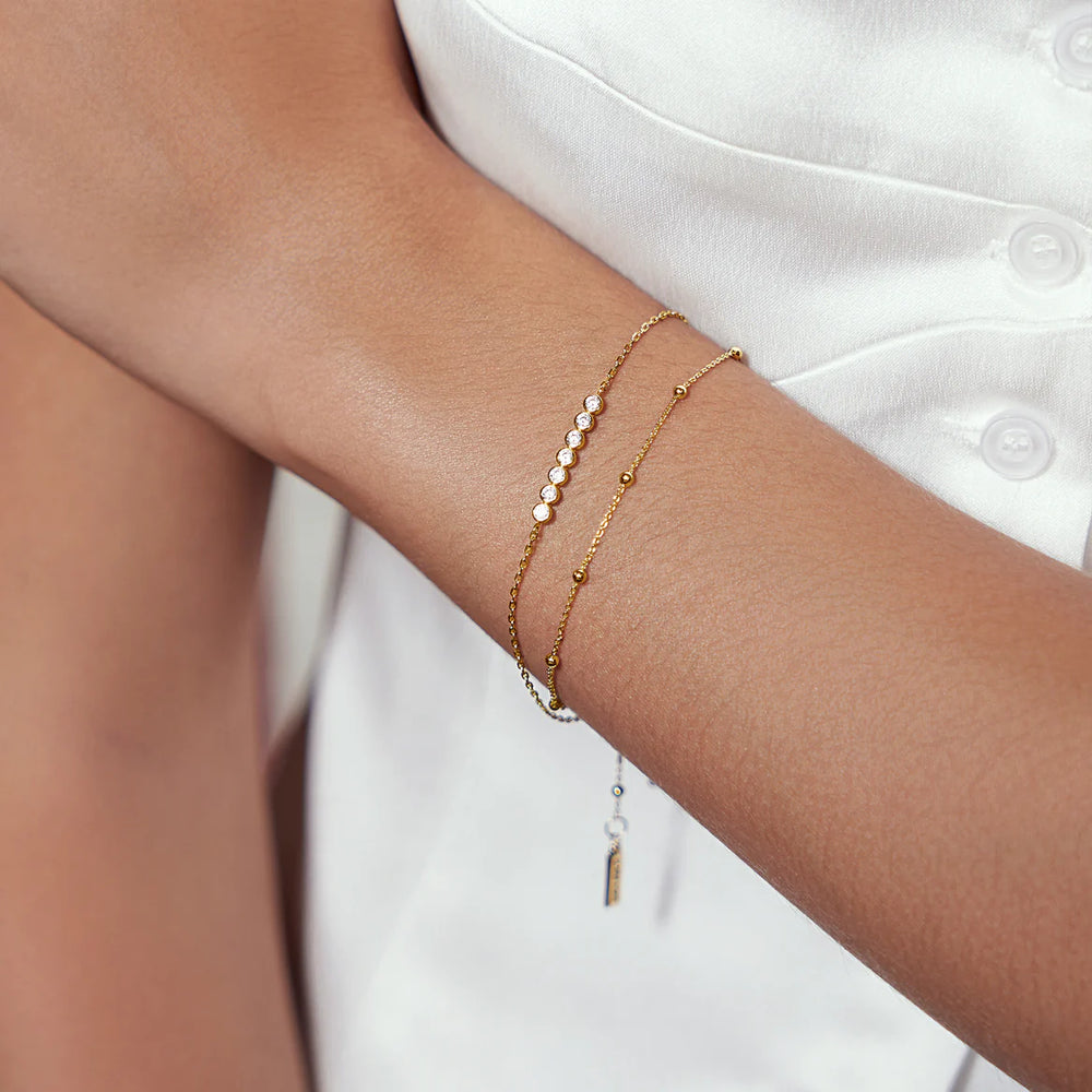 Gold Bobble Bracelet - Chic Creator