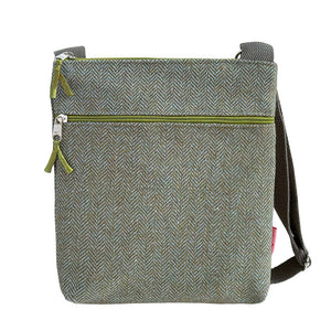 Messenger Bag - Fern Herringbone