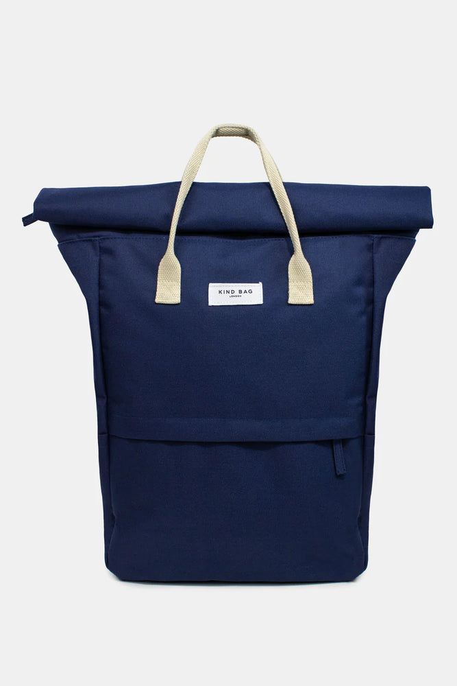 Navy Backpack Bag - Eco - Large