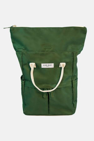 Khaki Green Backpack Bag - Eco - Medium