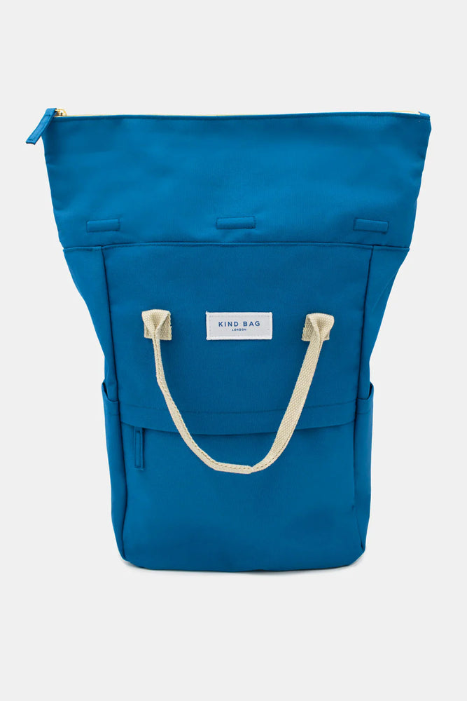 Petrol Blue Backpack Bag - Eco - Medium