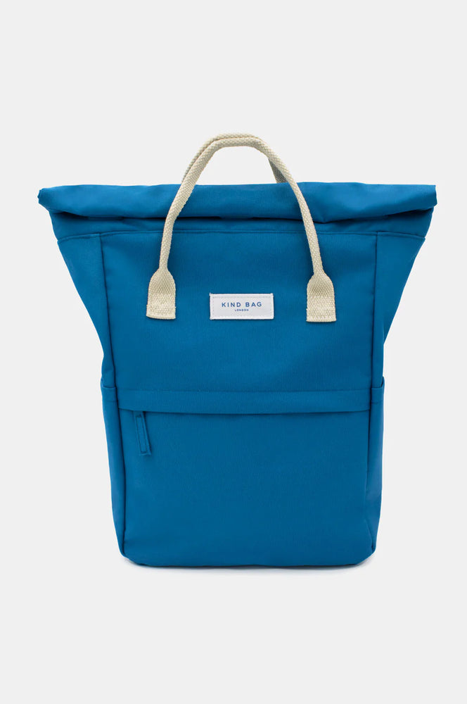 Petrol Blue Backpack Bag - Eco - Medium