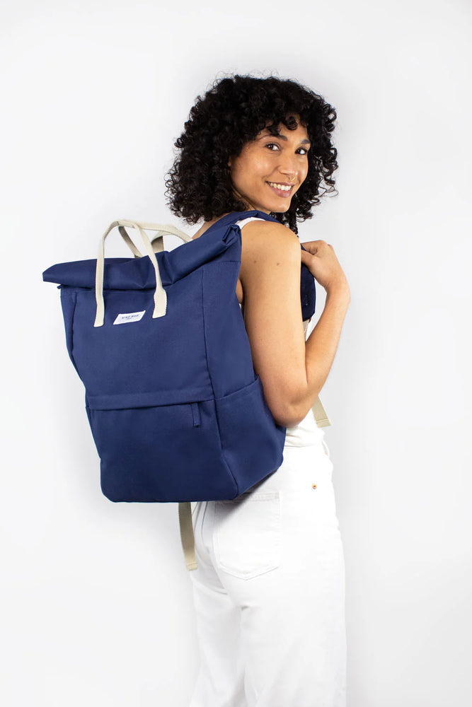 Navy Backpack Bag - Eco - Large