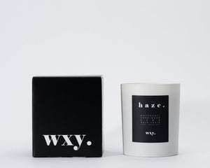 WXY Candle - Haze - Patchouli + hemp