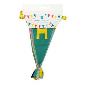 We Heart Birthdays Rainbow Fabric Bunting