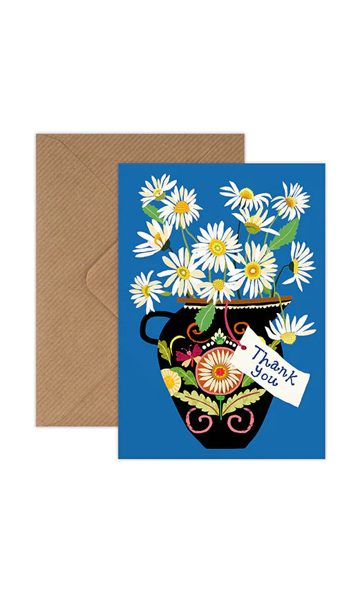 Brie Harrison Greetings Card - Daisy Thank You